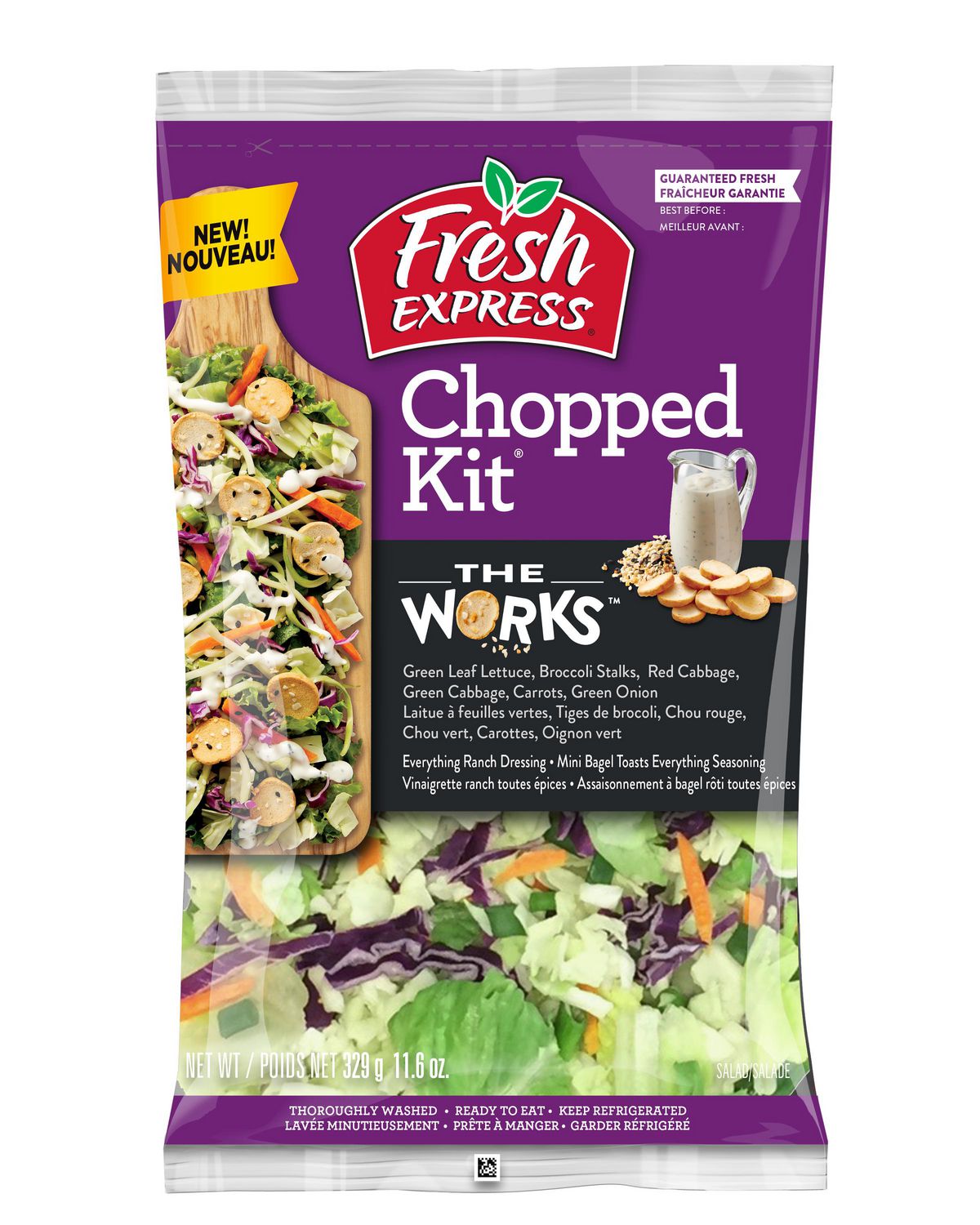 Kit de salade hachée Toute garnie Chopped Kit de Fresh Express