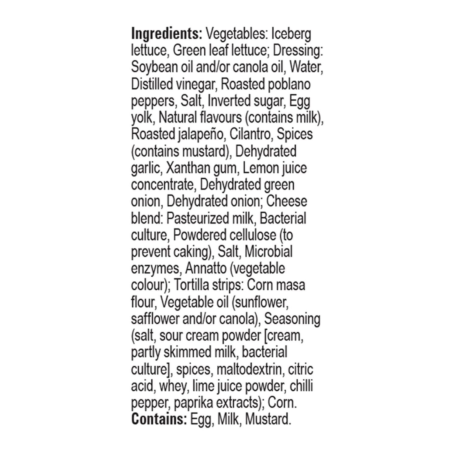 Kit de salade hachée Fête mexicaine Chopped Salad Kit Twisted Caesar de Fresh Express