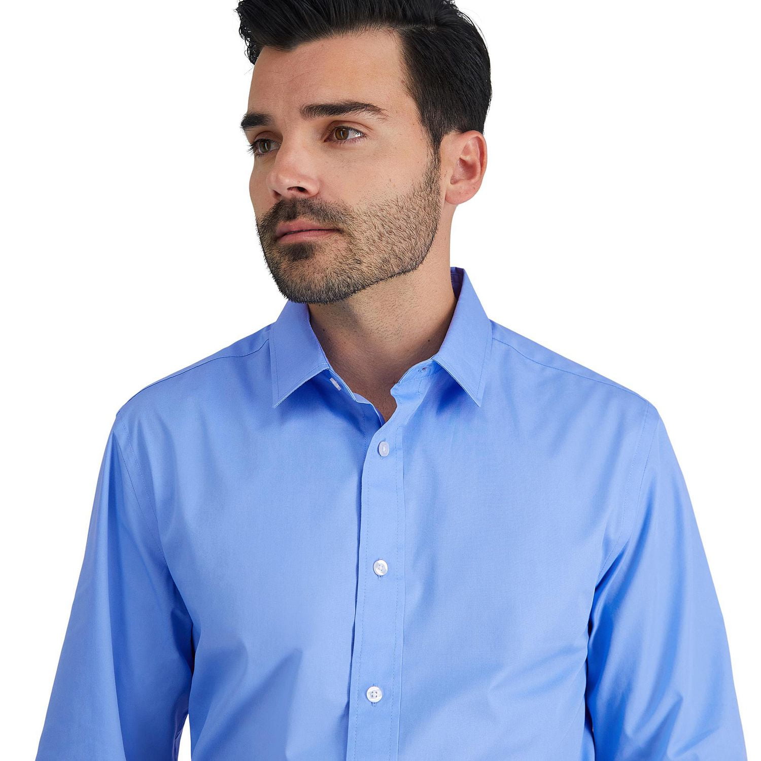 Chemise habillée confortable de couleur unie Flex CintréMC de Haggar® pour hommes Tailles P - 2TG