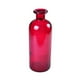 Grande bouteille en verre rouge – image 2 sur 2