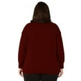 thumbnail image 2 of Devoted Taille Plus Femme Pull col V à coutures apparentes, 2 of 2