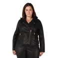thumbnail image 1 of Devoted Faux Leather Moto Jacket, 1 of 2