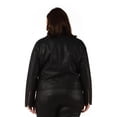 thumbnail image 2 of Devoted Faux Leather Moto Jacket, 2 of 2