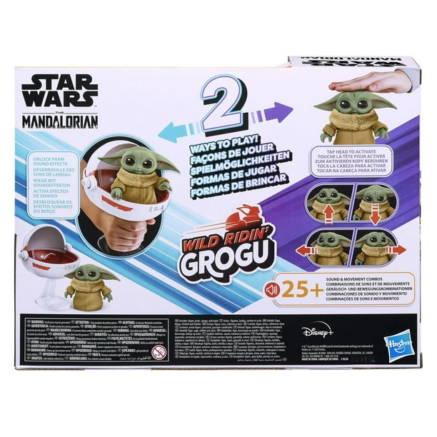 Star Wars Le goûter de Grogu, Jouet animatronique de 23 cm, Plus de 40  Combinaisons de Sons et de mouvements, dès 4 Ans