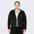thumbnail image 1 of Devoted Women’s Plus size Sueded Moto Jacket, 1 of 2