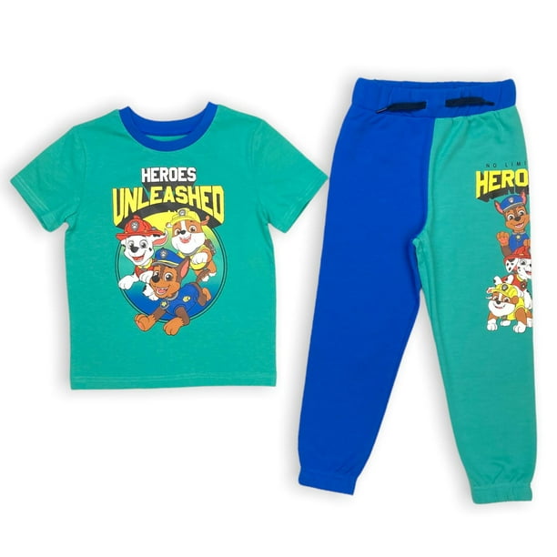 Paw Patrol Toddler boys' jogger set. This toddler boys 2 piece jogger