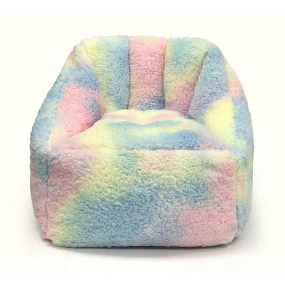 Fauteuil Hugger Arc-en Ciel en Sherpa de Lounge & Co