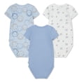 thumbnail image 2 of Huggies Happy Hugs Infant Boy Rib Bodysuits 3-Pack, 2 of 4