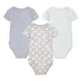 thumbnail image 2 of Huggies Happy Hugs Infant Boy Rib Bodysuits 3-Pack, 2 of 8