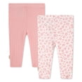 thumbnail image 2 of Lot de 2 Pantalons pour Bébé Fille Huggies Happy Hugs, 2 of 4