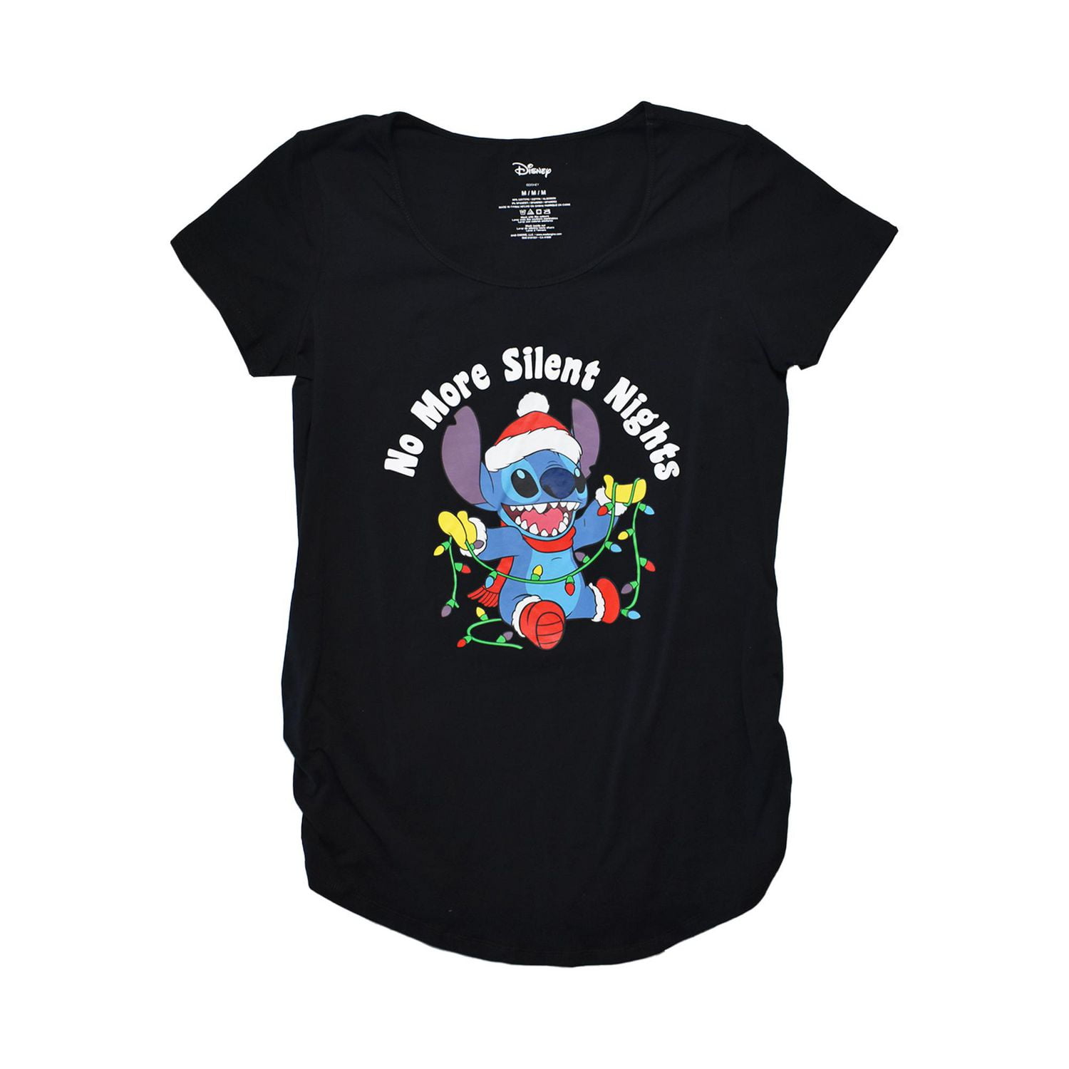Disney Lilo & Stitch Maternity No More Silent Nights T-Shirt
