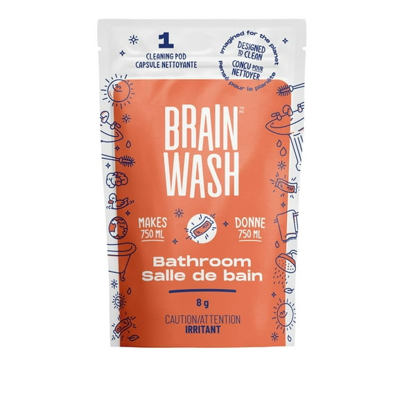Brain Wash Nettoyant Salle de Bain Capsule de Recharge 1 dosette