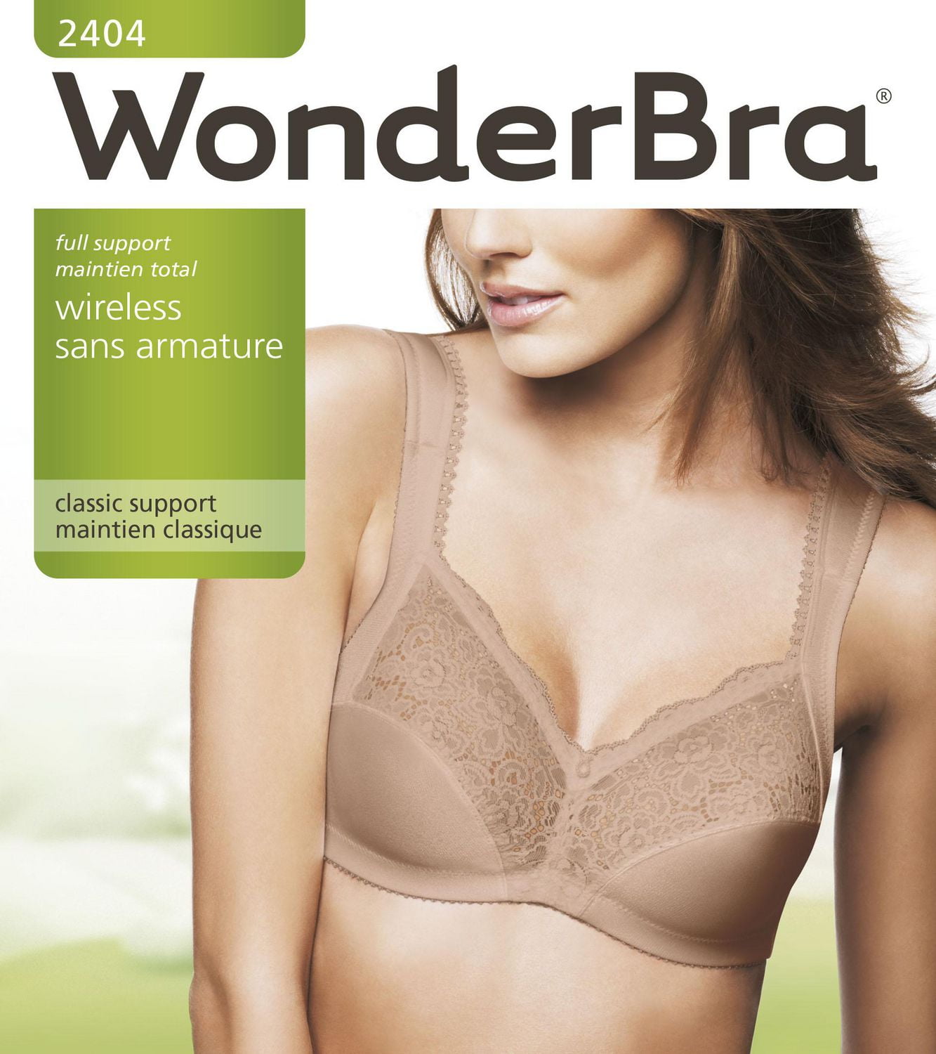Soutien-gorge sans fil WonderBra à bretelles coussinées Tailles 34B
