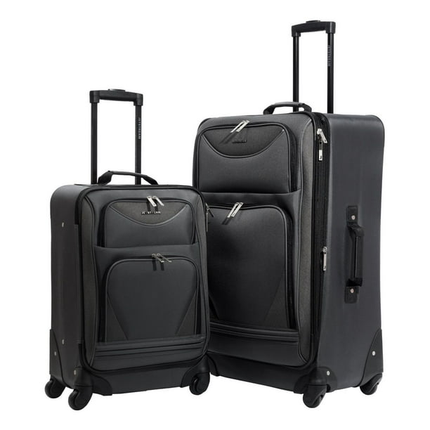 JetStream® 2 Piece Softside Luggage Set, 360° Spinner Set - Walmart.ca