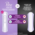 thumbnail image 3 of Poise Ultra Thin Incontinence Pads, 5 Drop Maximum Absorbency, Long Length, 108 Count, 3 of 7