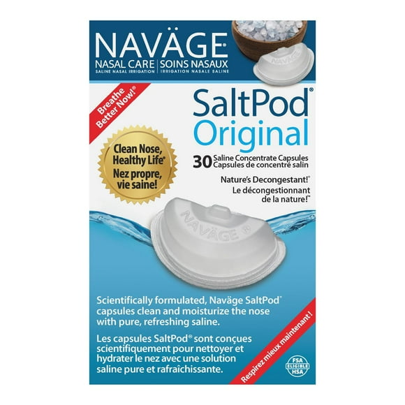 NAVAGE ORIGINAL SALTPOD 30-PACK, BREATHE BETTER NOW!