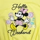 Disney Minnie Mouse Haut tendance Hello Weekend pour fille Tailles: TP - TG – image 2 sur 3