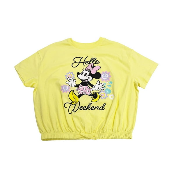 Disney Minnie Mouse Haut tendance Hello Weekend pour fille Tailles: TP - TG