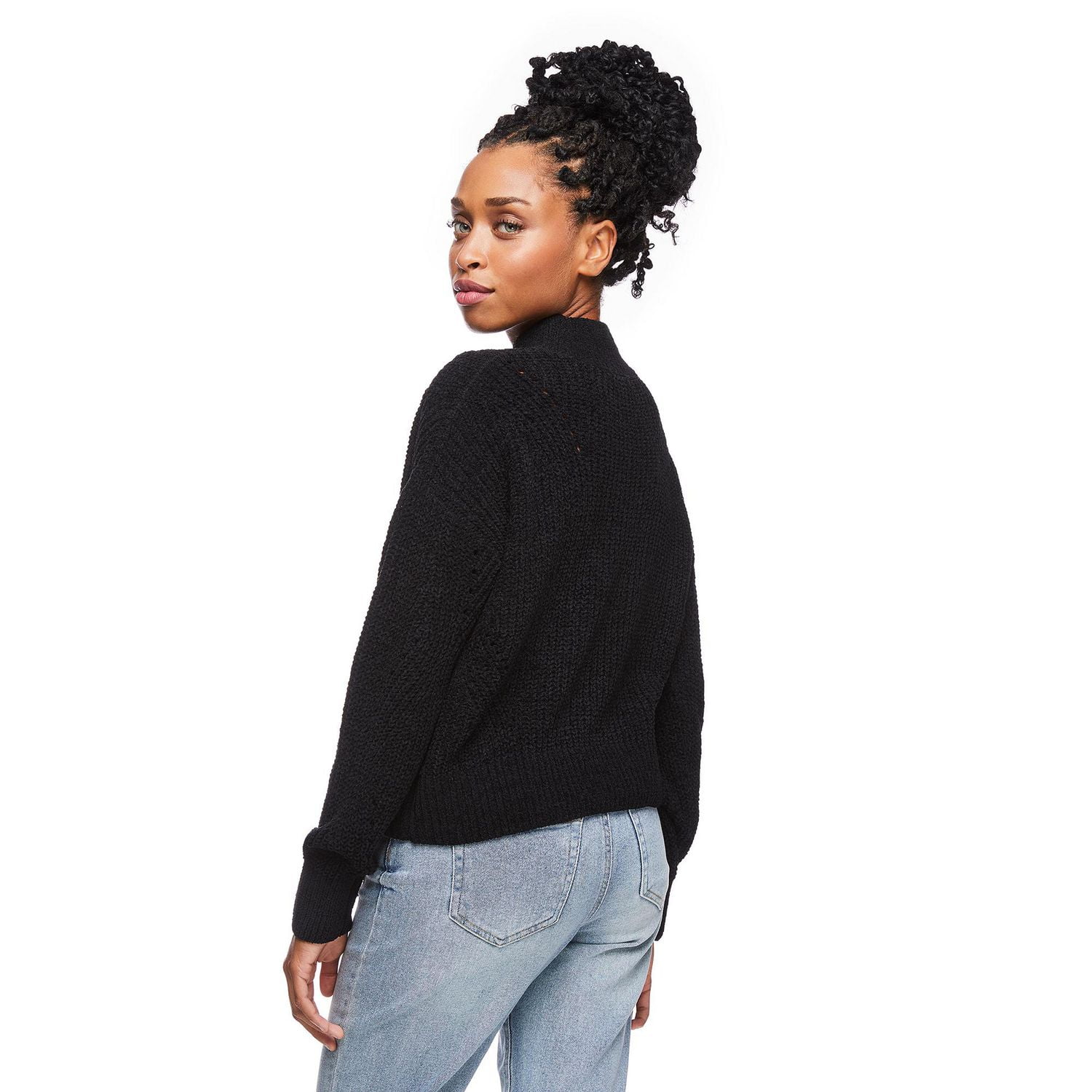 Women's mock hot sale neck sweater