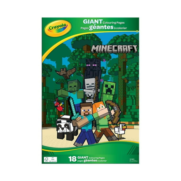 Crayola Giant Colouring Pages, Minecraft, Minecraft Giant Colouring ...