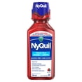 thumbnail image 2 of Vicks NyQuil Cold and Flu Alcohol Free Medicine, Berry Flavour, Relieves Nighttime Cough, Sore Throat Pain, Fever, Runny Nose, Cold & Flu Symptoms, 2 of 9