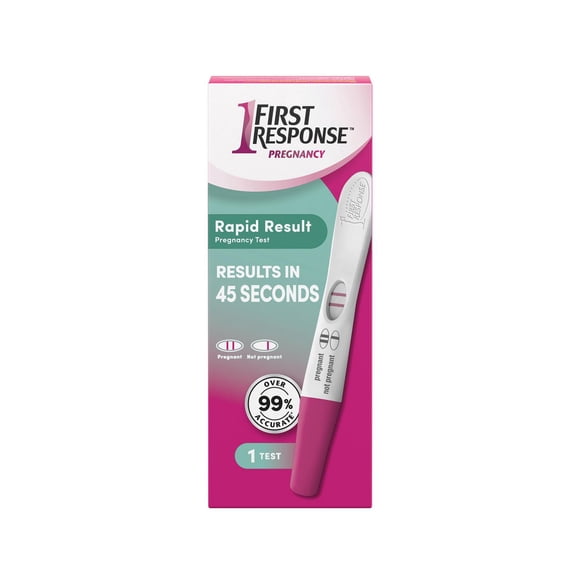 First Response Rapid Result - Pregnancy Test Kit, Results in 45 Seconds - Analog (1 Count)