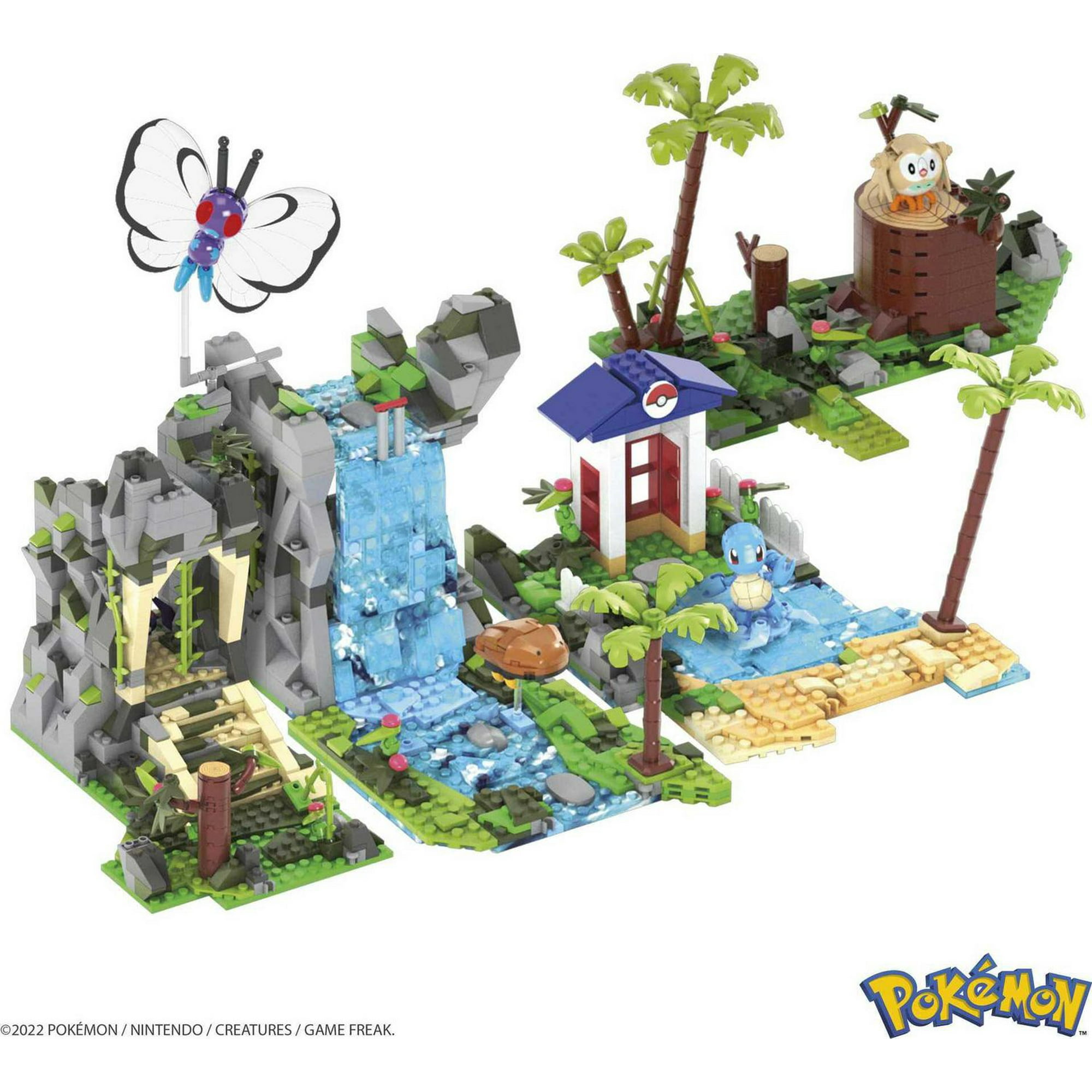 MEGA Pokémon Building Toy Kit, Forest Pokémon Center (648 Pieces) with 4  Action Figures, Ages 8+ 