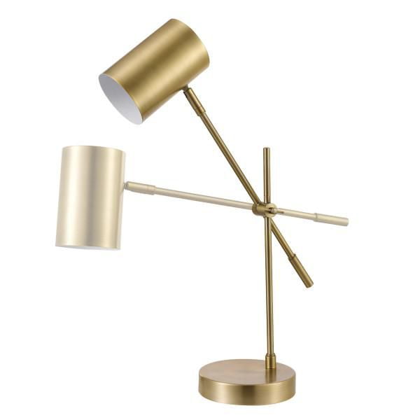 Lampe de bureau Globe Electric, style architecte, 28 po, métal