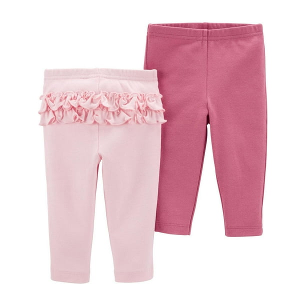 Emballage de 2 Fille pantalons Child of Mine made by Carter’s - Rose