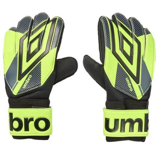 Umbro Junior Goalie Gloves Latex palm provides flexibility