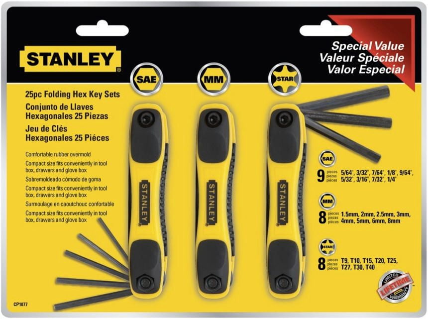 Stanley Hex Key Set | Walmart Canada