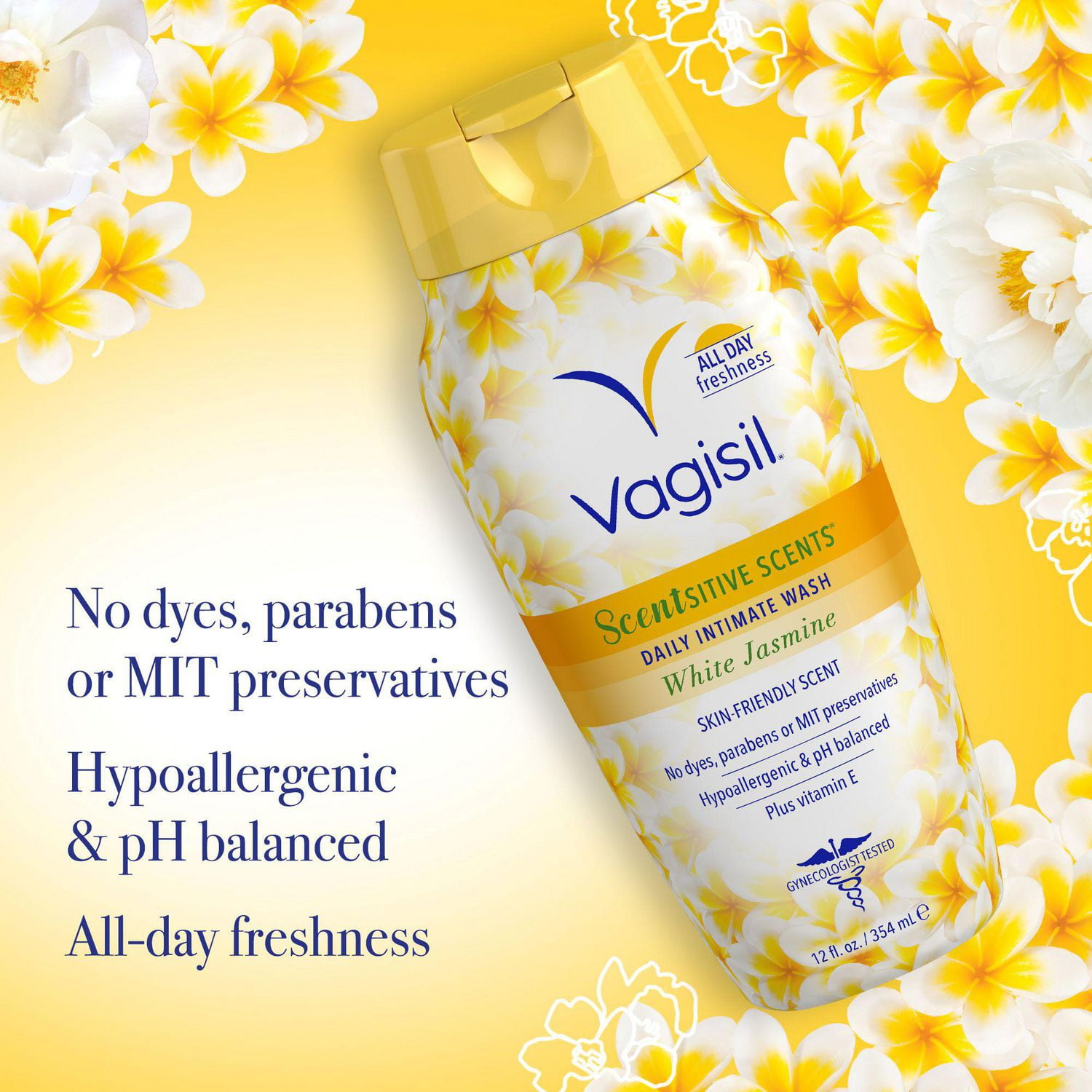 Vagisil® Scentsitive Scents® White Jasmine Daily Intimate Wash