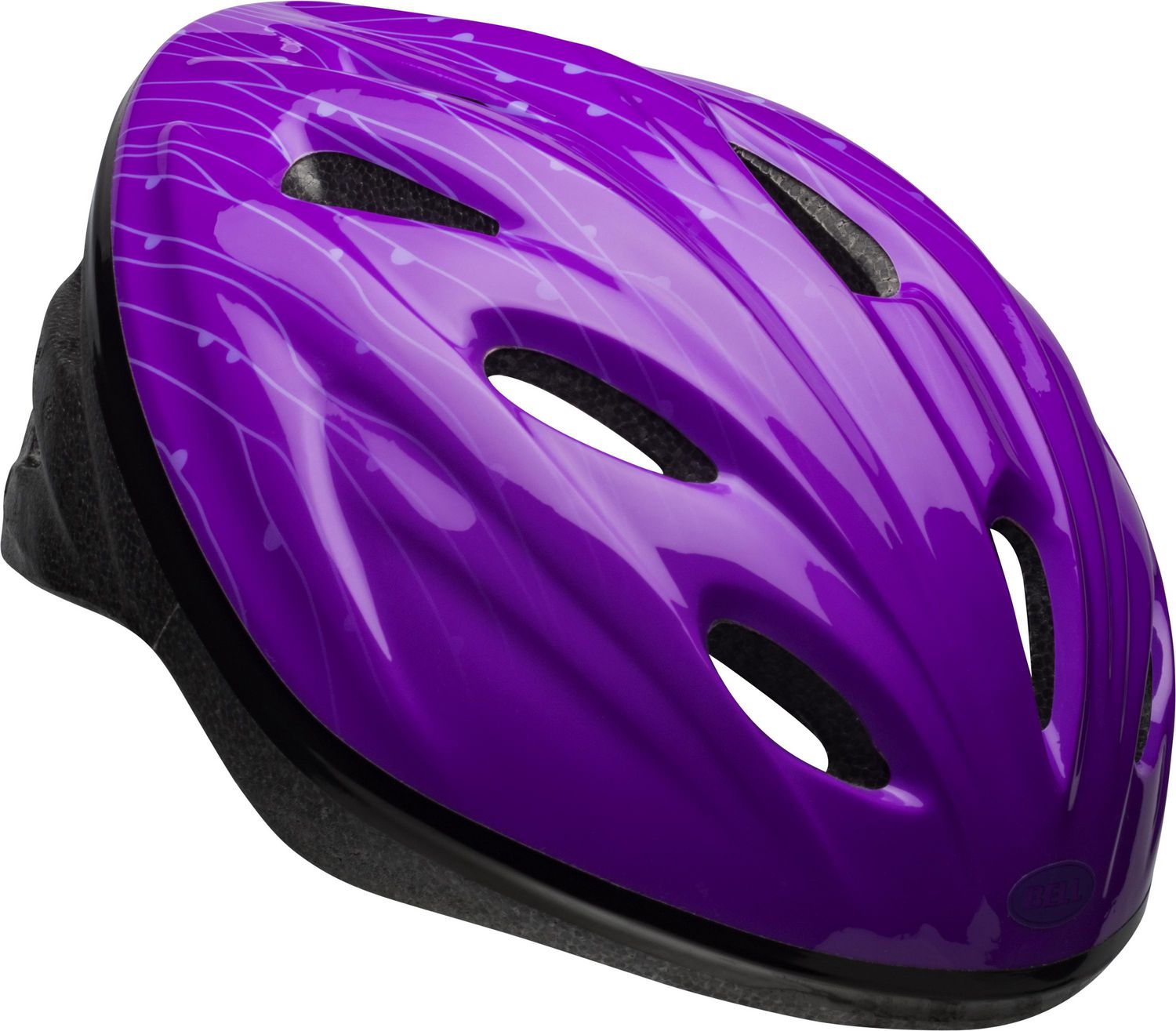 Purple store bicycle helmet