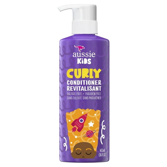 Aussie Kids Curly Sulfate Free Conditioner for Kids, 16 fl oz/475 mL