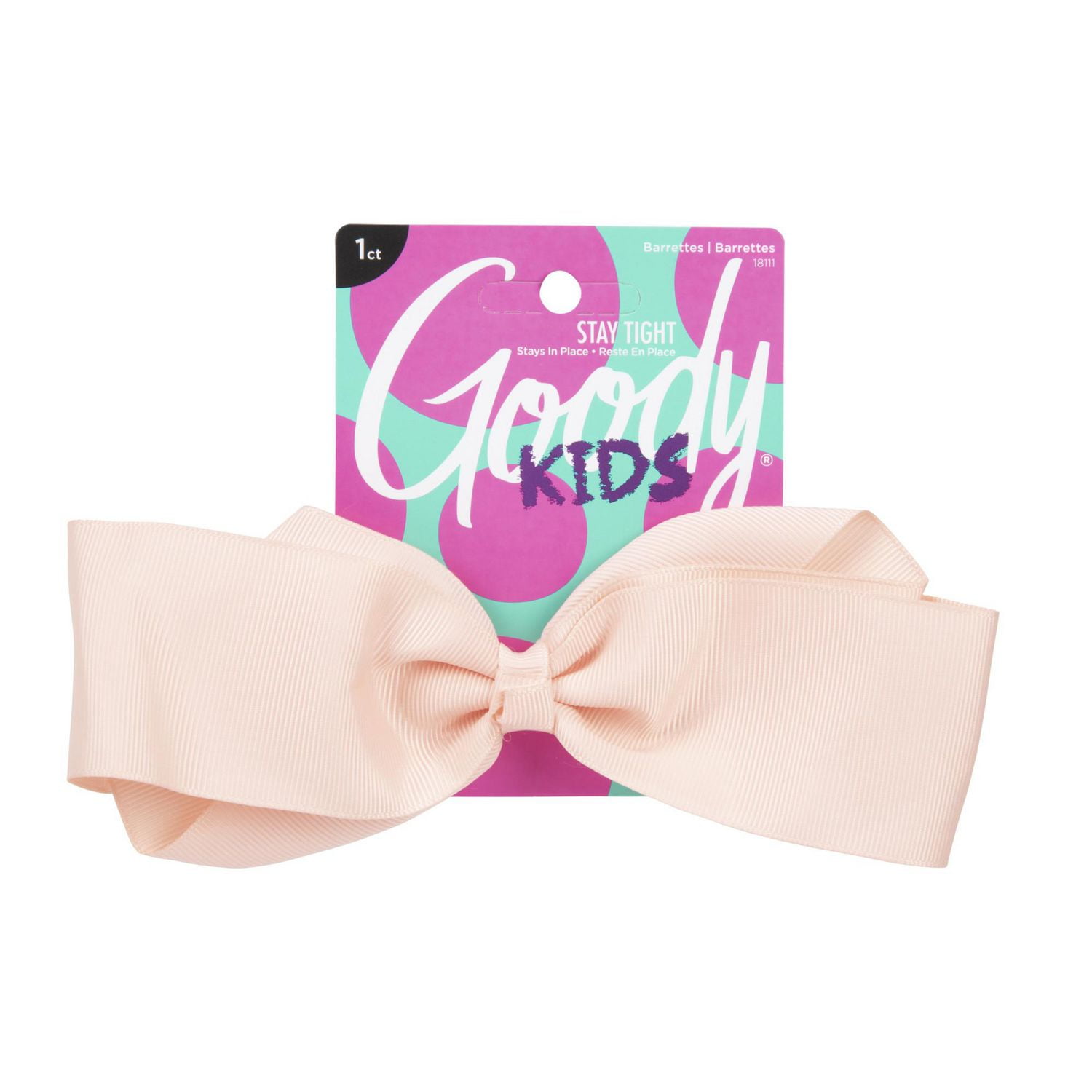 Goody Kids Large Bow Barrette 3pack