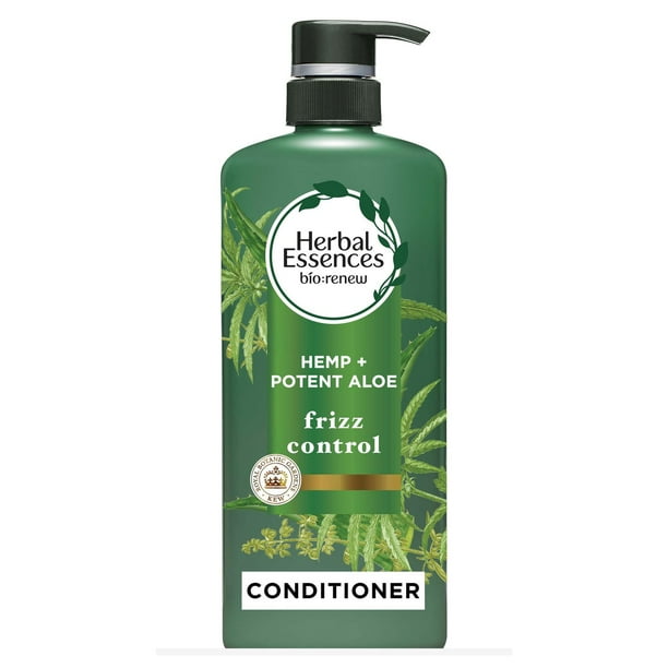 Herbal Essences biorenew Hemp + Potent Aloe Conditioner for Frizz, 600