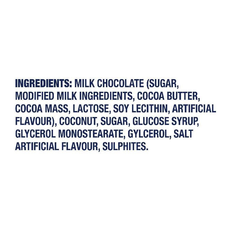 Mini barre de chocolat au lait et à la noix de coco Bounty, mini barre, sac, 109 g