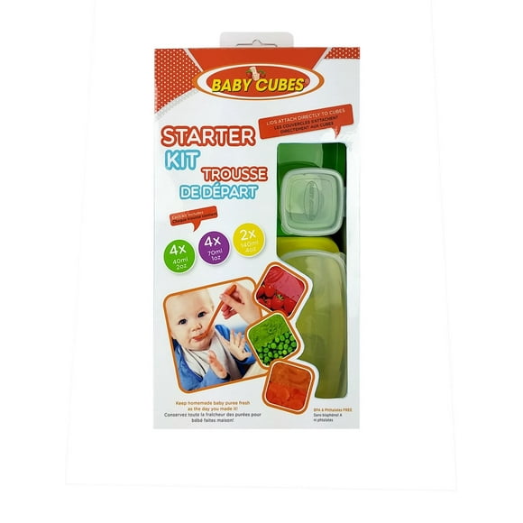 Baby Cubes Baby Food Containers Starter Kit