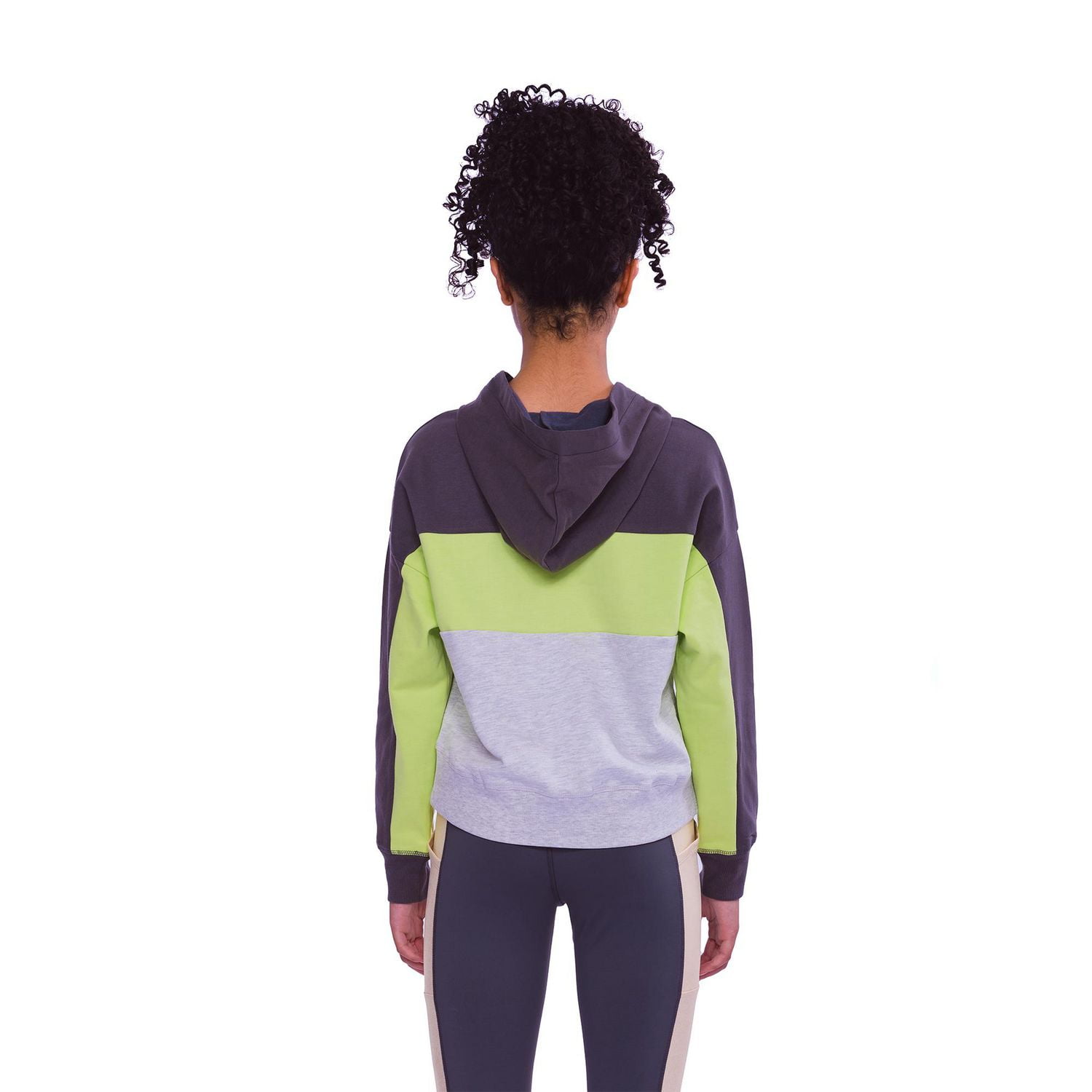 Sweat à capuche zippé Justice Name Quarter pour filles