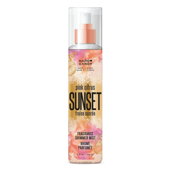 Hard CandyPink Citrus Sunset Fragrance Shimmer Mist, 263 mL