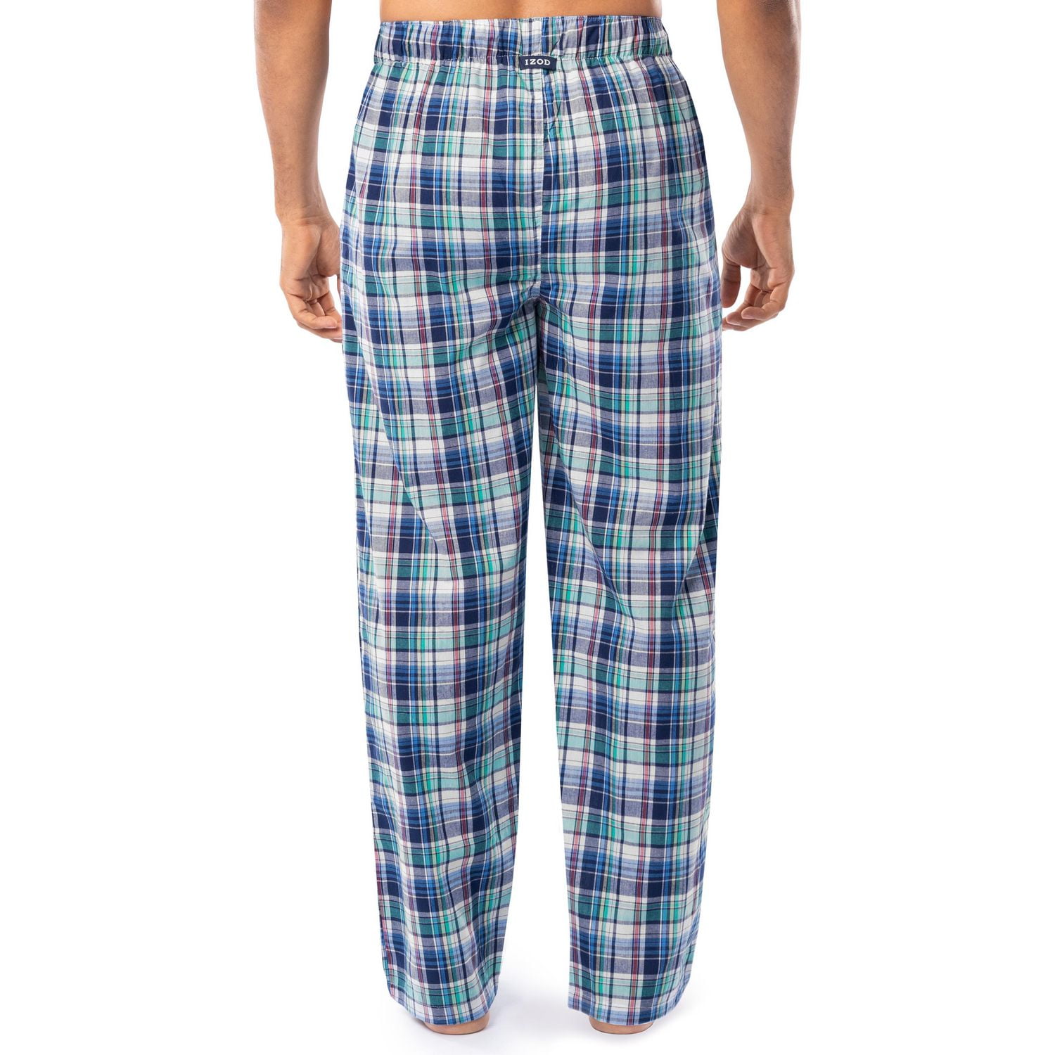 IZOD Men's Woven Sleep and Lounge Pajama Pant, Plaid