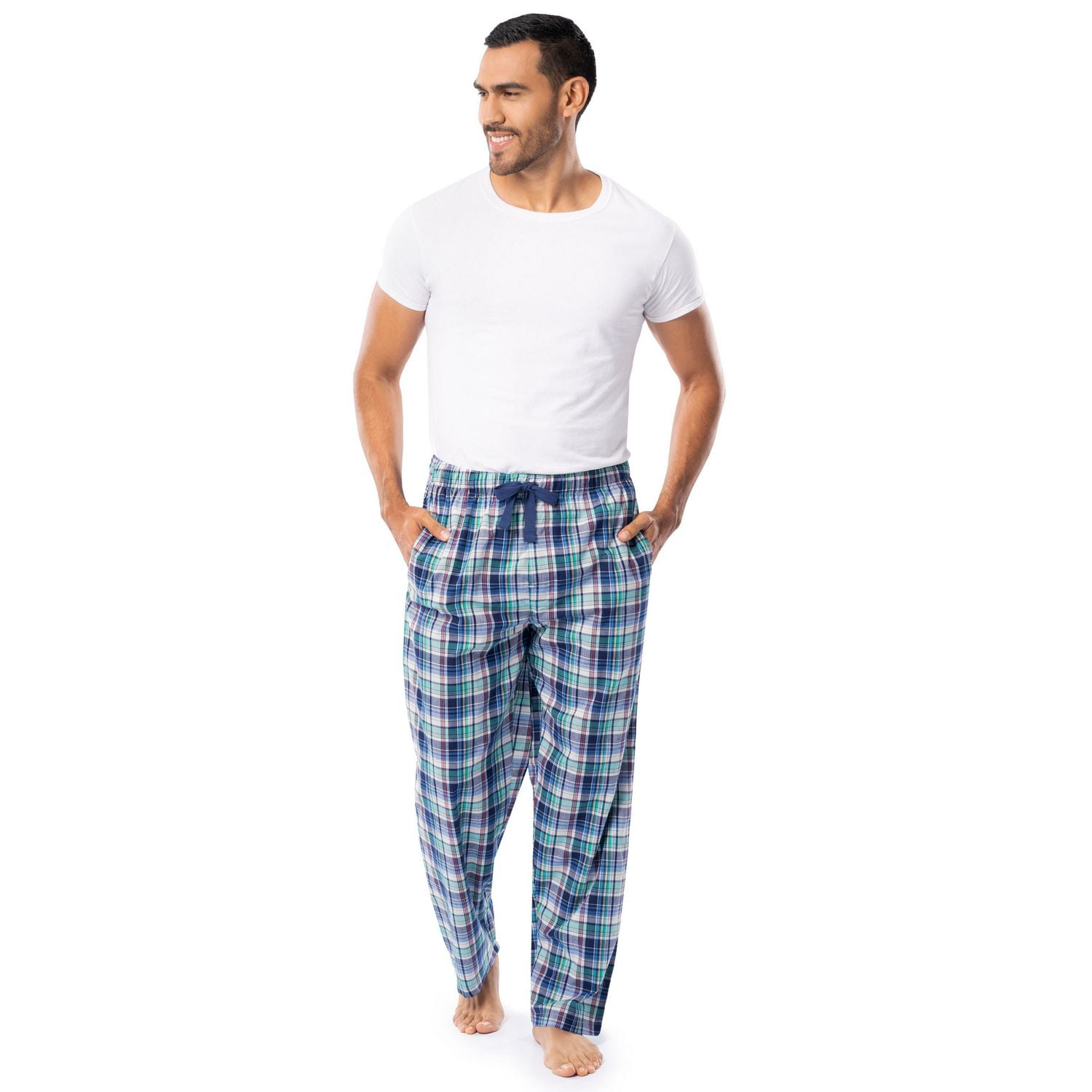 IZOD Men's Woven Sleep and Lounge Pajama Pant, Plaid