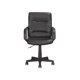 CorLiving LOF-809-O Chaise de bureau exécutif en similicuir Noir – image 3 sur 5