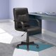 CorLiving LOF-809-O Chaise de bureau exécutif en similicuir Noir – image 4 sur 5