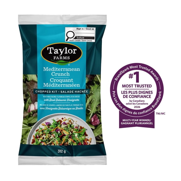 Taylor Farms Mediterranean Crunch Chopped Salad Kit, 312 g