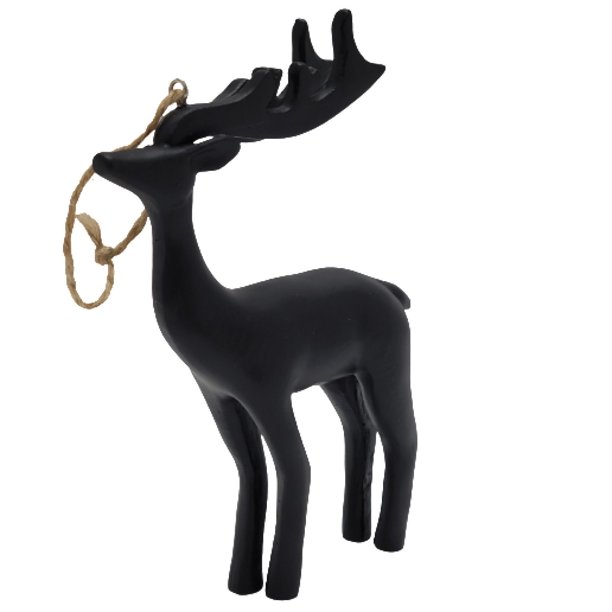 Holiday Time Resin Reindeer Black, REINDEER ORNAMENT Walmart.ca