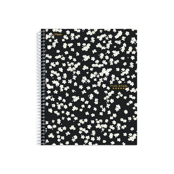 Five Star® Dense Daisy 1 Subject 200pg Notebook, 1 Subject Notebook