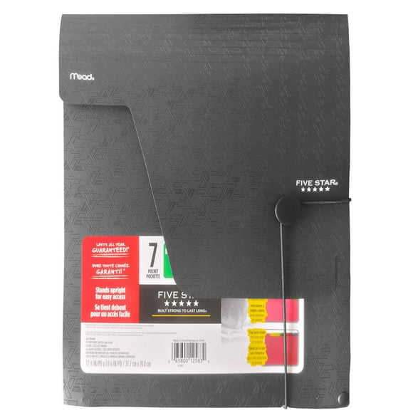 Five Star 7Pkt Expanding File, Expanding File