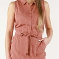 thumbnail image 4 of DV Mini-robe sans manches en tencel avec ceinture, 4 of 4