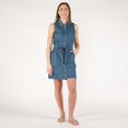 thumbnail image 1 of DV Mini-robe sans manches en tencel avec ceinture, 1 of 4